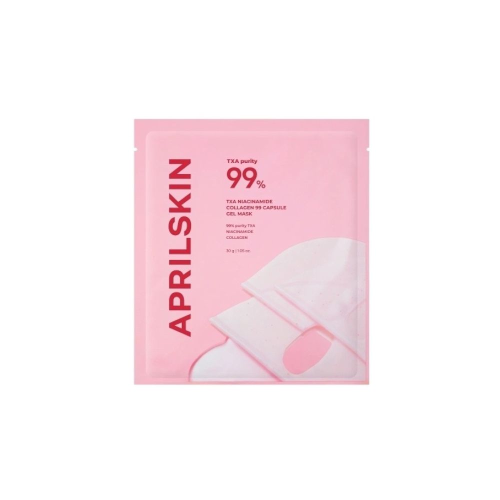 Маска гидрогелевая капсульная | APRILSKIN TXA Niacinamide Collagen 99 Capsule Gel Mask 30g