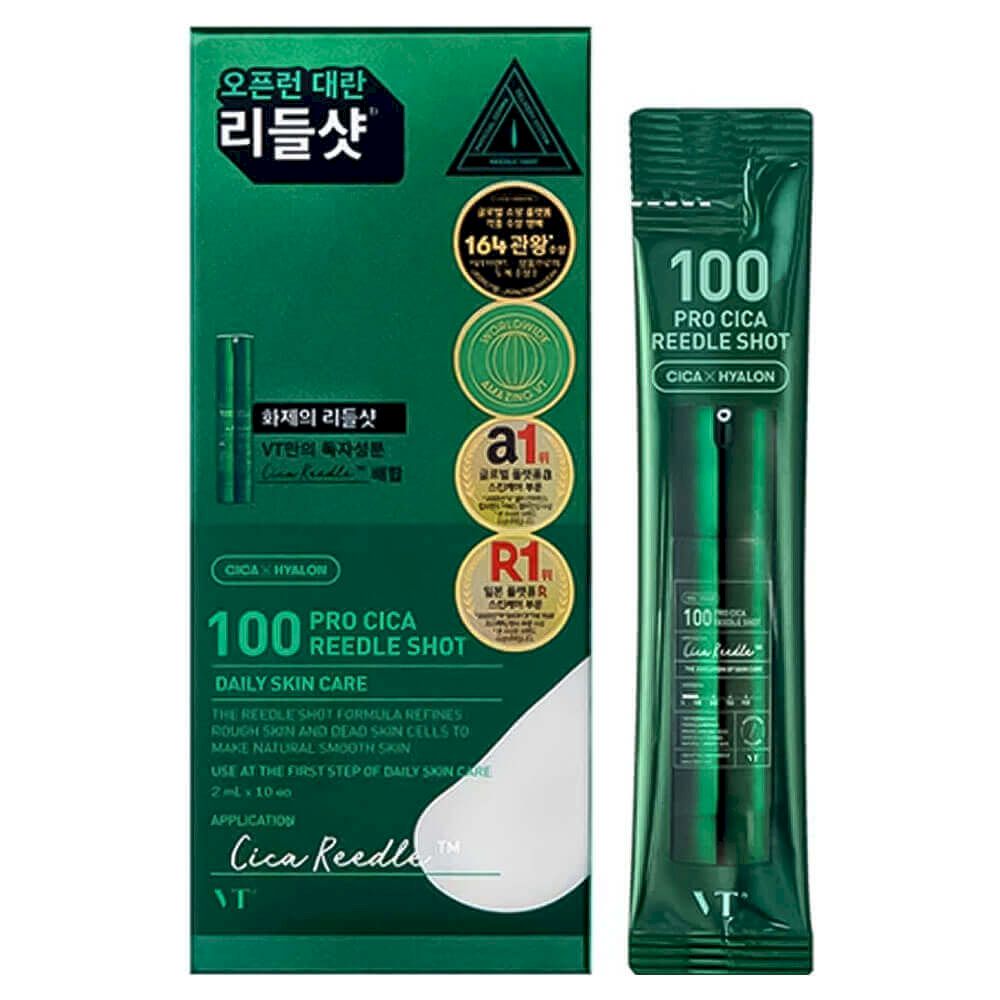 Бустер-сыворотка с микроиглами для чувствительной кожи | VT Cosmetics Pro Cica Reedle Shot 100 Stick 2 ml