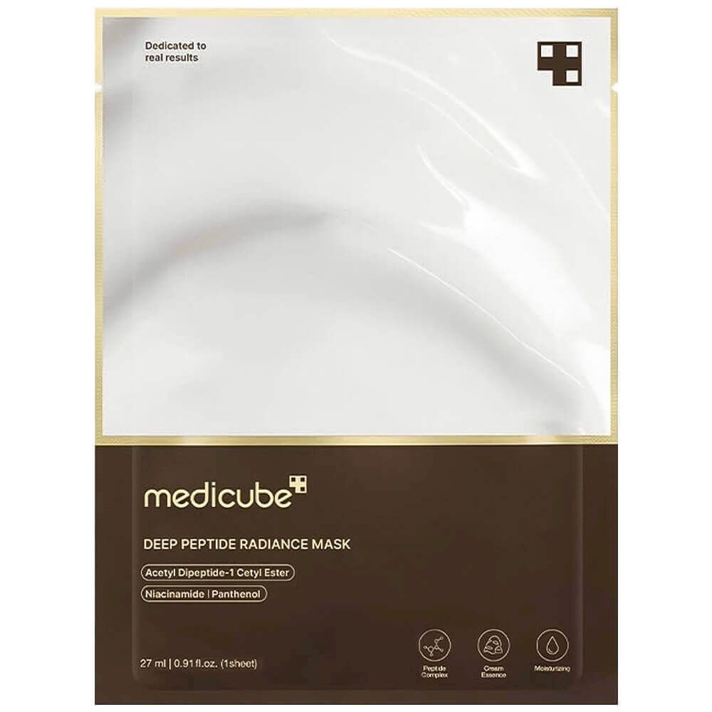 Маска тканевая с пептидами | Medicube Deep Peptide Radiance Mask 27ml