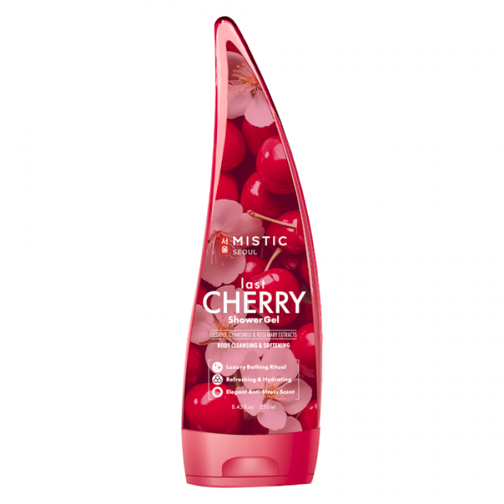 MISTIC Last Cherry Shower Gel Гель для душа "Поздняя Вишня" с экстрактами солодки и ромашки 250мл