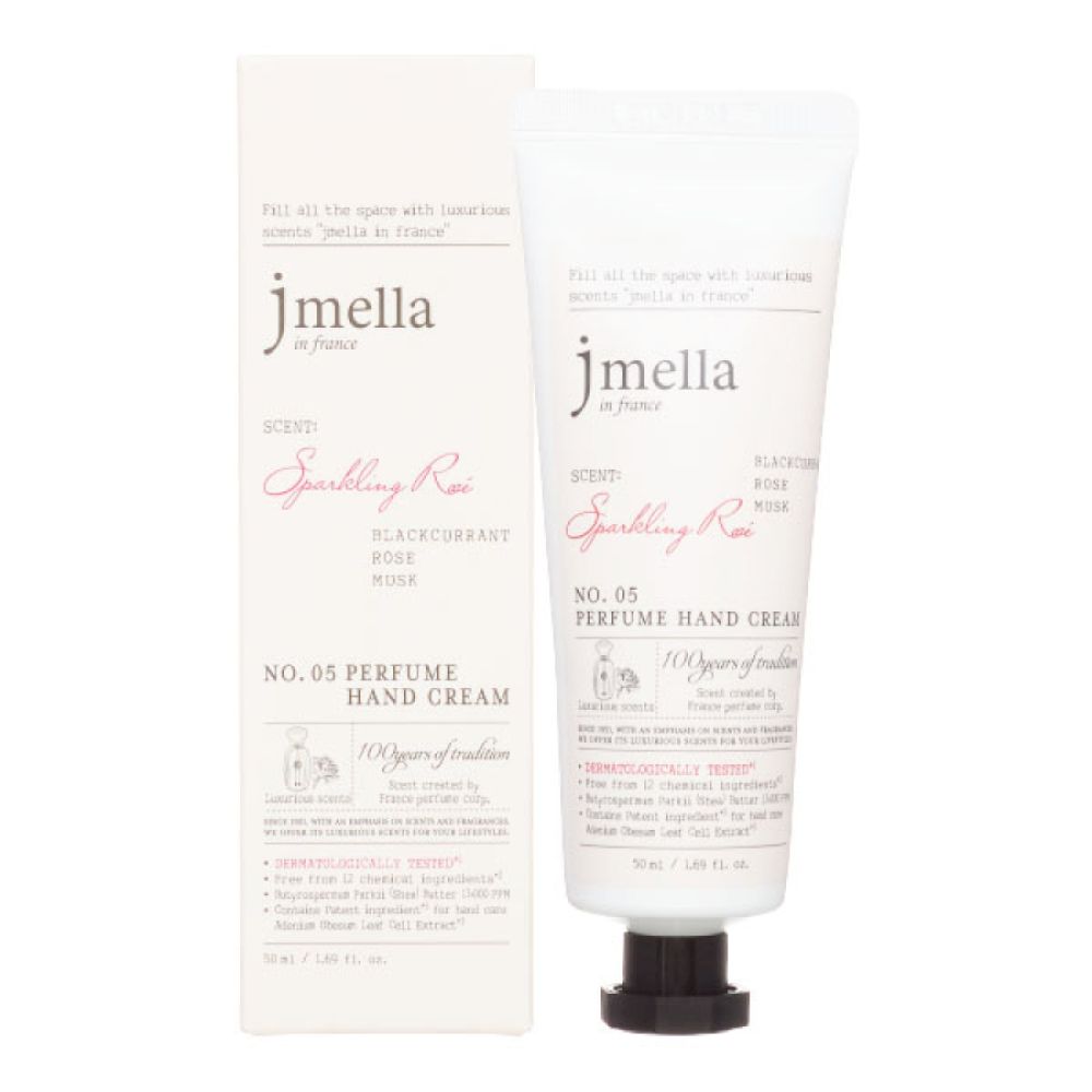 JMELLA IN FRANCE SPARKLING ROSE' PERFUME HAND CREAM Крем для рук "Чёрная смородина, роза, мускус" 50мл