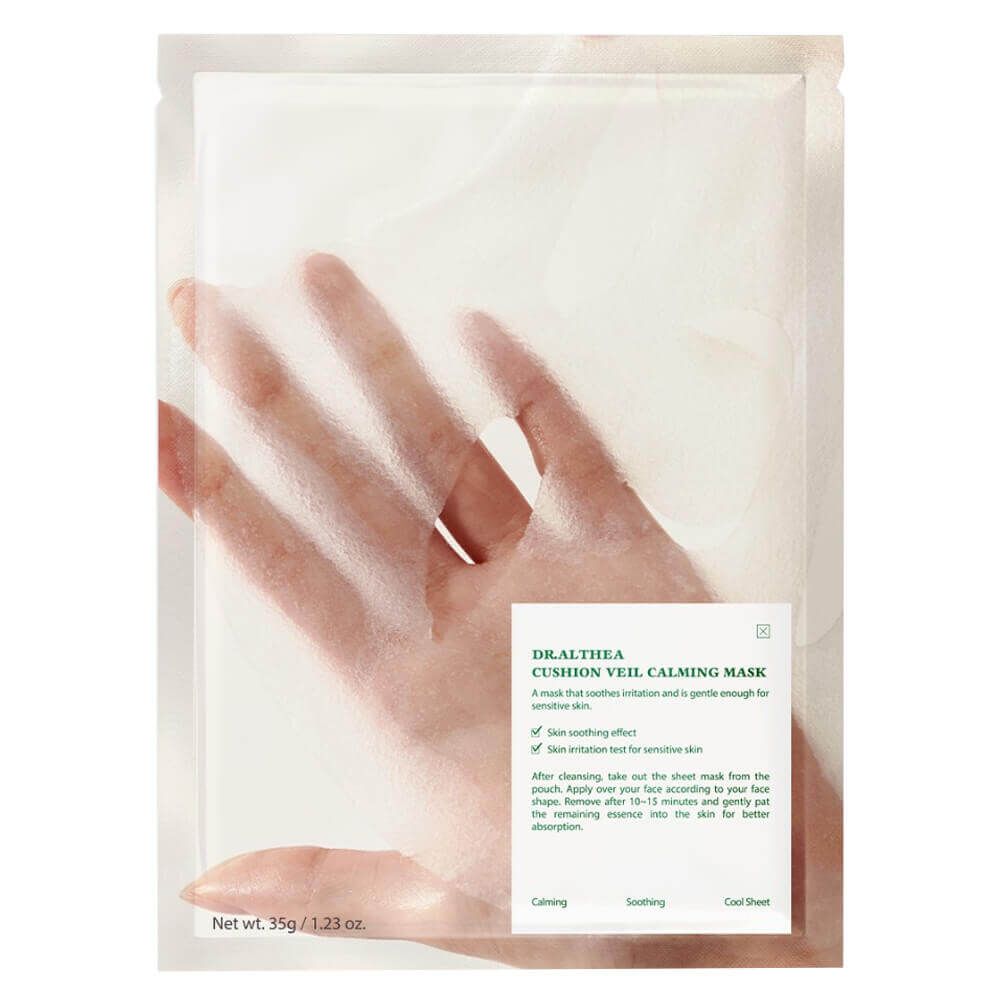 Dr.Althea Cushion Veil Calming Mask Успокаивающая тканевая маска для лица с охлаждающим эффектом 35г