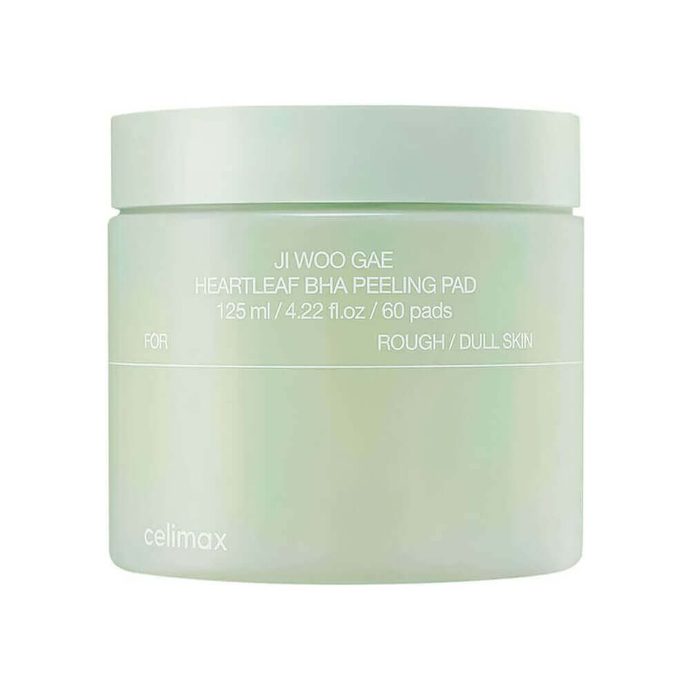 Celimax Ji Woo Gae Heartleaf BHA Peelind Pad 125ml / 60pads,Тонизирующие пилинг-пэды с BHA-кислотой 125 мл*60 шт