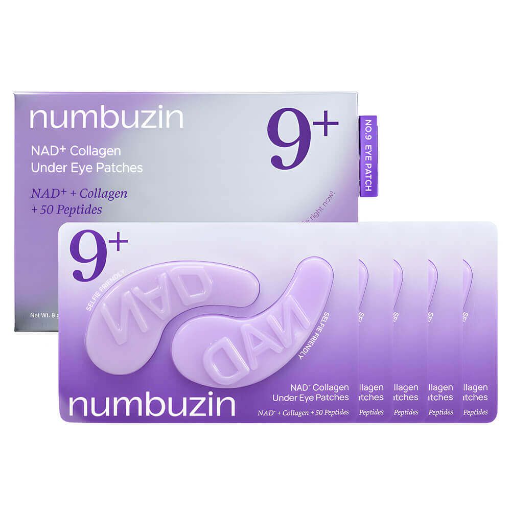 Лифтинг-патчи для век с коллагеном и пептидами Numbuzin No.9 NAD Collagen Under Eye Patches 8g 5шт