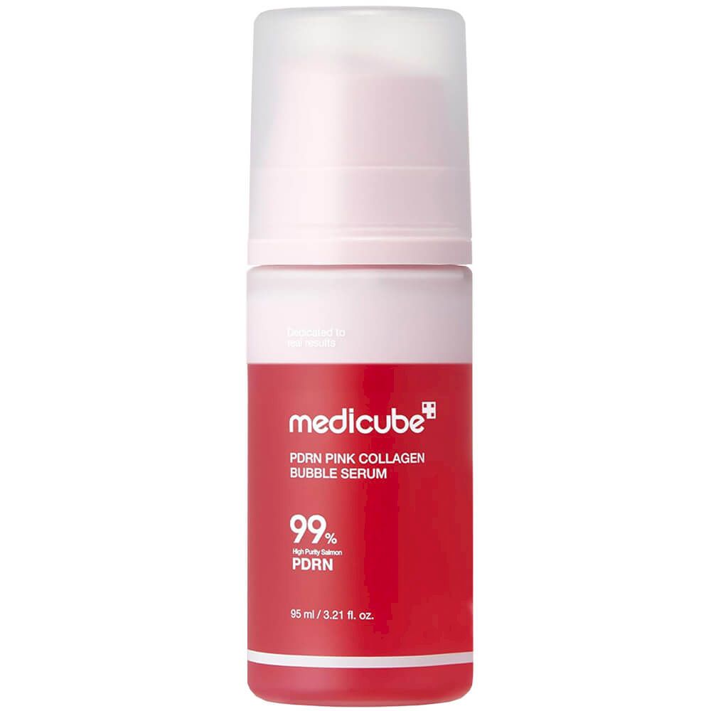 Сыворотка розовая пузырьковая с PDRN и коллагеном | Medicube PDRN Pink Collagen Bubble Serum 95ml