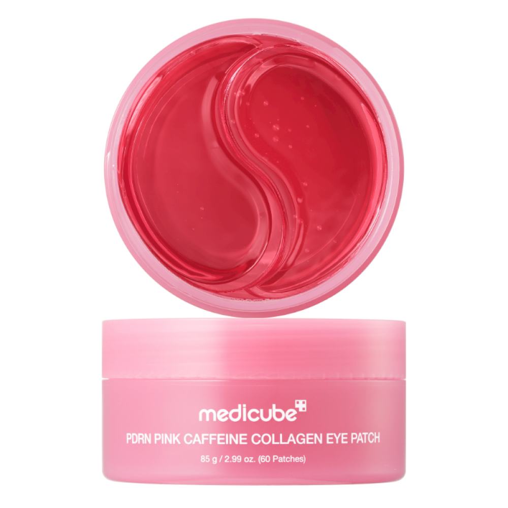 Патчи гидрогелевые с PDRN и коллагеном | Medicube PDRN Pink Caffeine Collagen Eye Patch 85g (60шт)