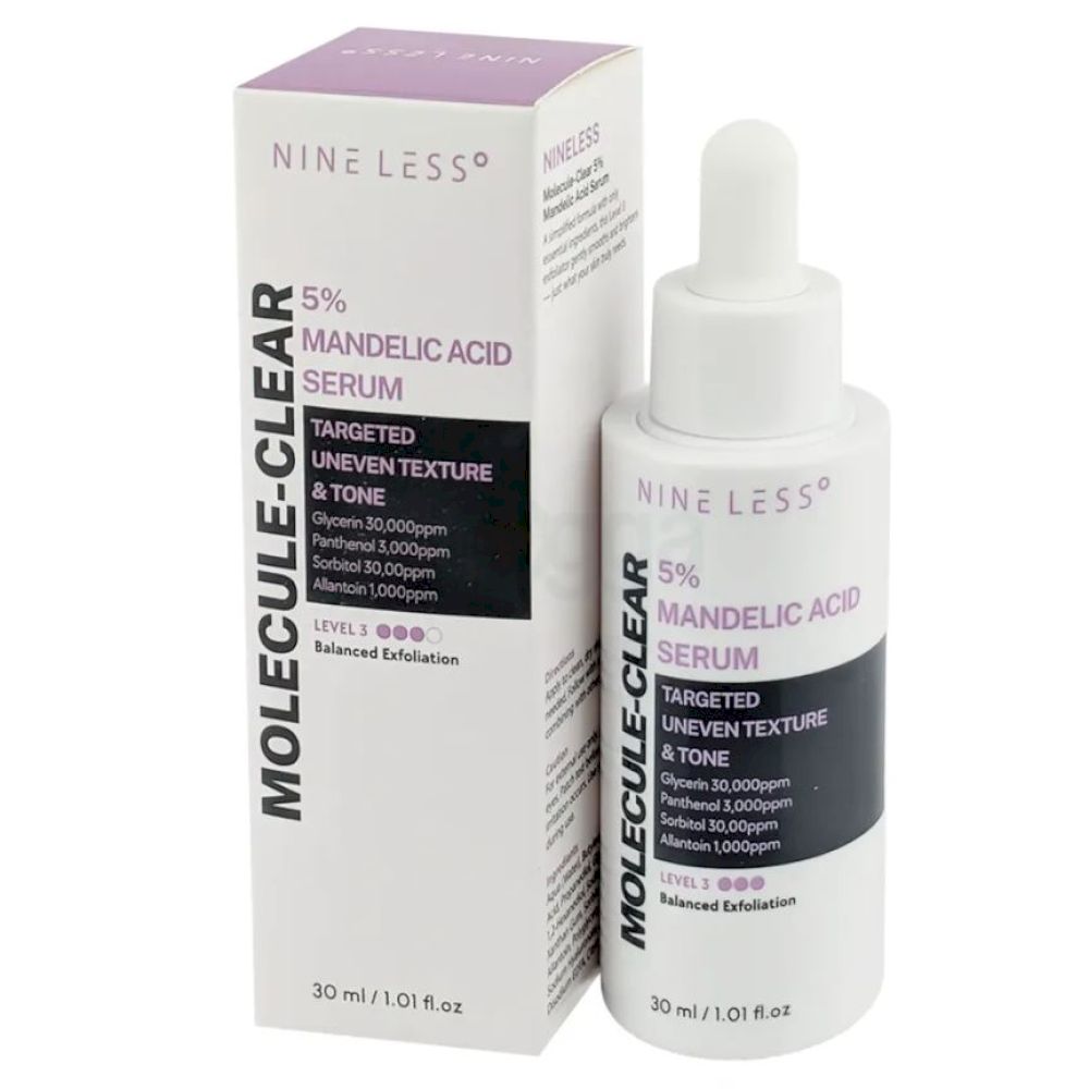 Сыворотка с миндальной кислотой | NINE LESS Molecule-Clear 5% Mandelic Acid Serum 30ml