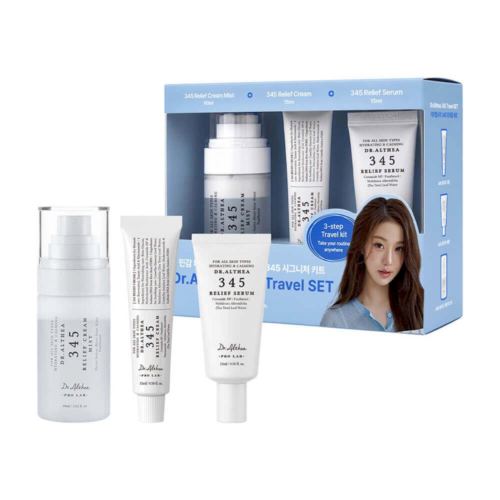 Набор миниатюр успокаивающий | Dr.Althea 345 Travel Kit (60ml+15ml+15ml)