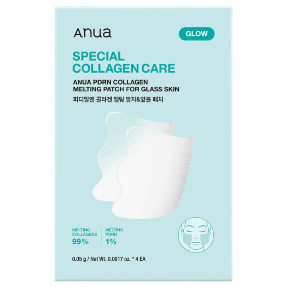 Anua PDRN Collagen Melting Patch for glass skin набор тающих патчей для лица с ПДРН