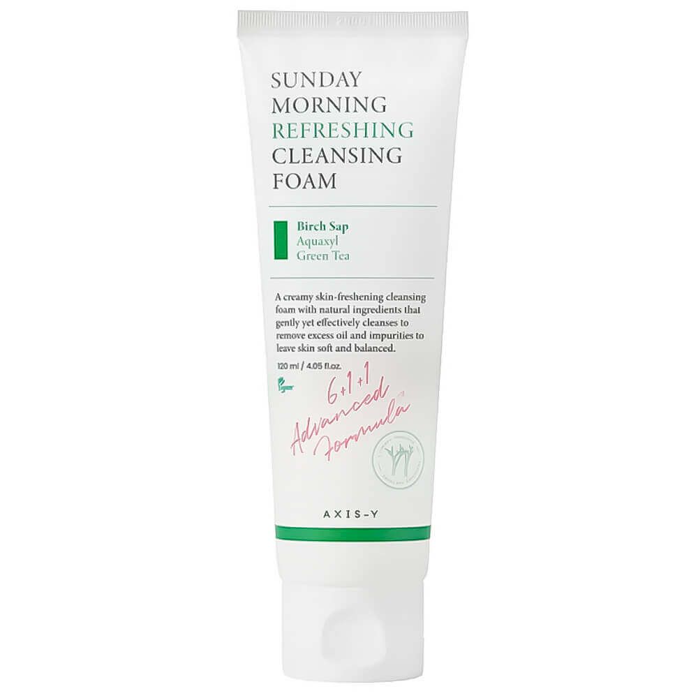 Axis-Y Sunday morning refreshing cleansing foam Увлажняющая пенка для умывания