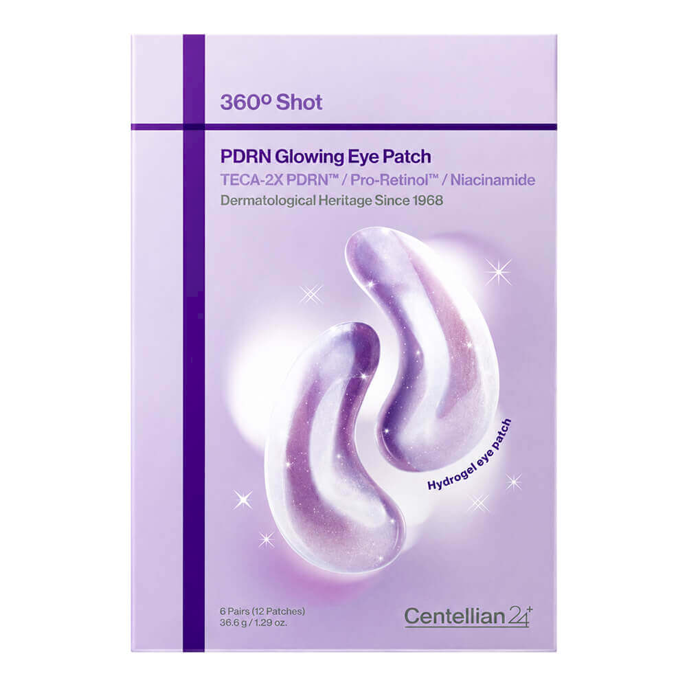 Патчи для глаз с ПДРН и ретинолом | Centellian24 360º Shot PDRN Glowing Eye Patch (1 пара)